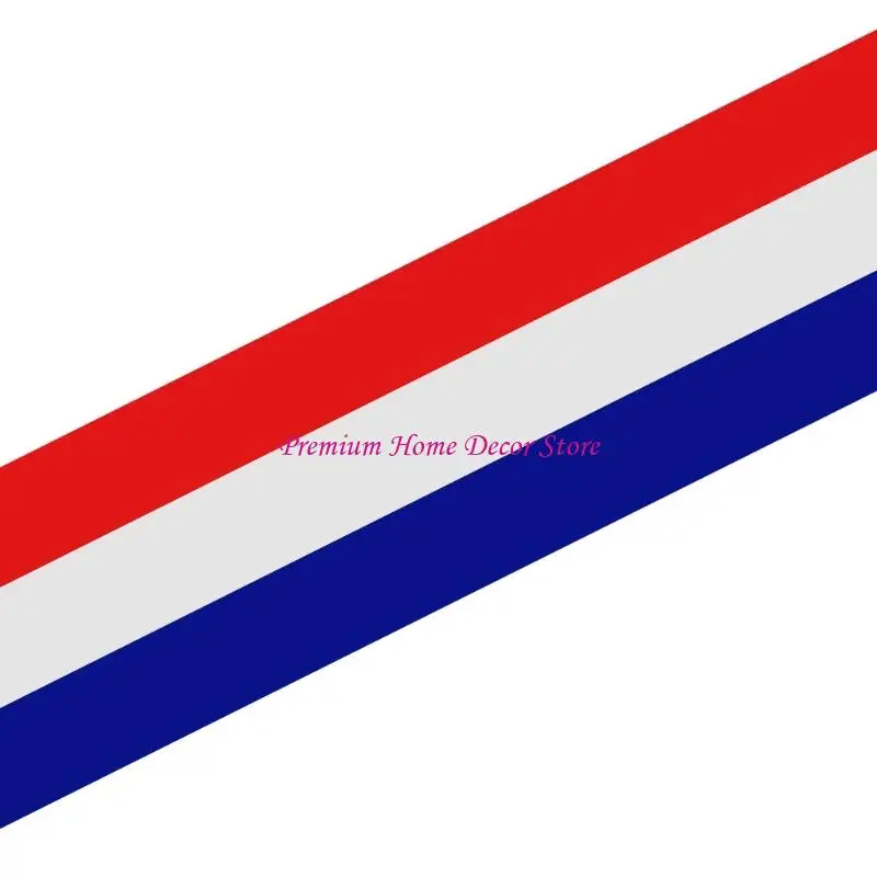 Practical Long Tricolor National Theme Dining Cloth Durable Polyester Materials Convenient for Family Gatherings JOMD