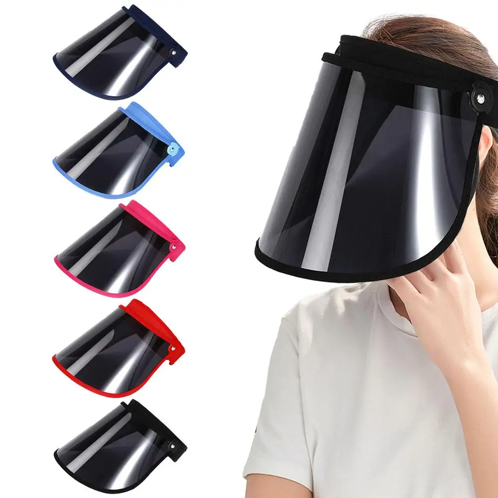 

Outdoors Anti-UV Visor Sun Hat Men Women Foldable Sport Solar Protection Portable Face Cover Shield Sunshade Cap Summer Sun Hats