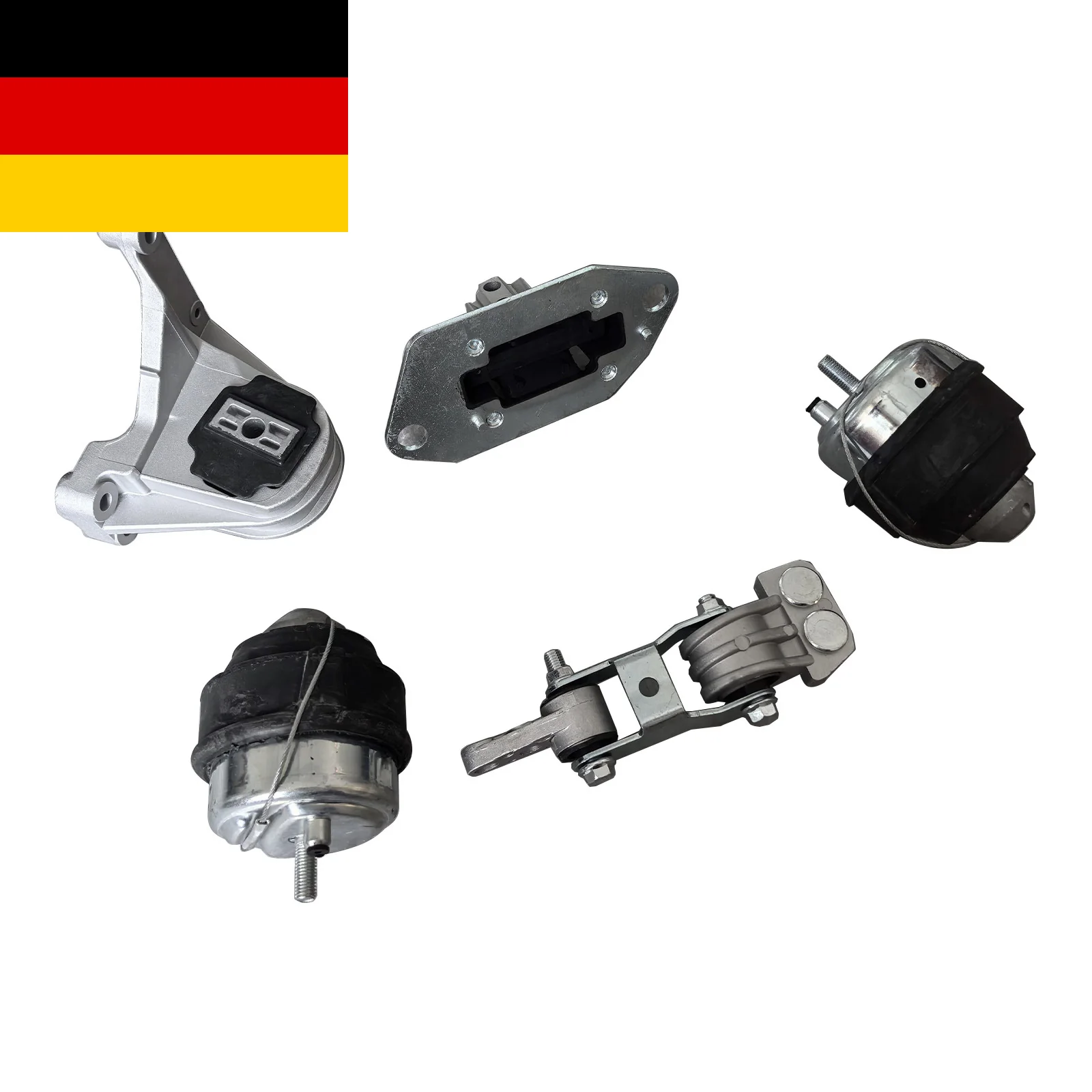 Image of AP03 5-teiliges Motorlager-Set für Volvo S60 I V70 II V70 III XC70 XC90 I 2.4D / D5 22646, 22673, 22687, 22711, 22685