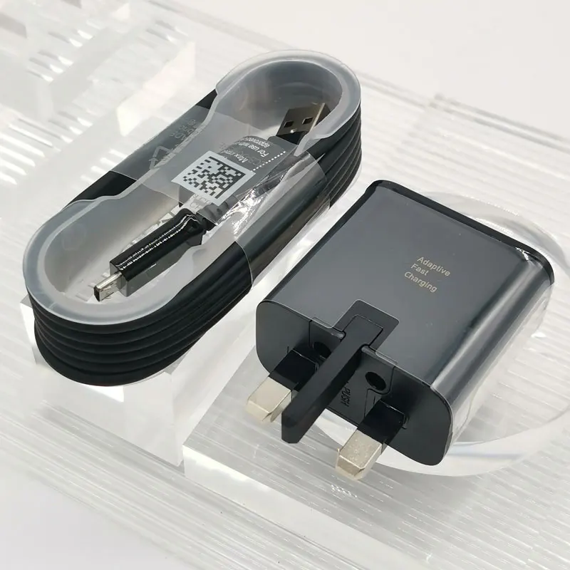 

15W Fast Charger Adapter 9V1.67A UK plug Quick charge 1.5M Micro usb Cable For Galaxy S6 S7 Edge Plus A3 A5 A7 2016 A10 Note 5 4