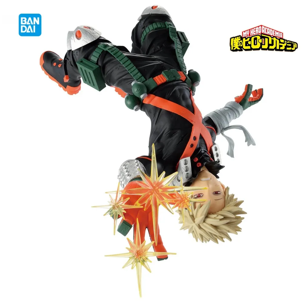Em estoque bandai meu herói academia maximatic katuki bakugo 17cm pvc anime figura modelo brinquedos ornamento presentes colecionáveis