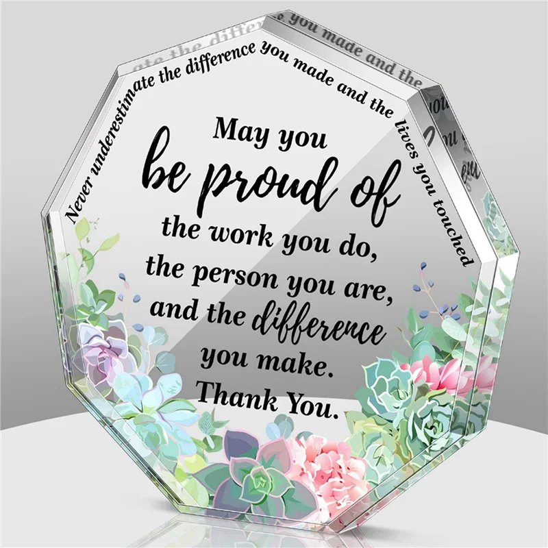 

【Superdeals】6X Gift For Friend Friendship Gift For Woman Birthday Gifts For Friend Going Away Gifts Plaque For Coworker