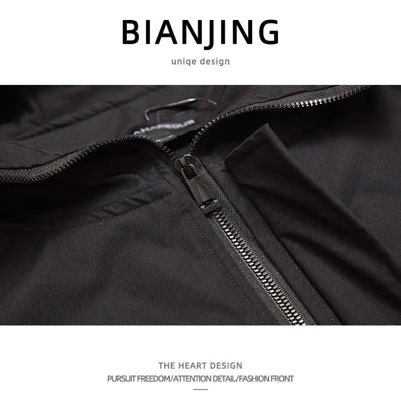 Spring And Autumn Dark Style Gothick Brand Cargo Jacket For Men, Loose High Street Hoodie, Drifting Jacket, Flying