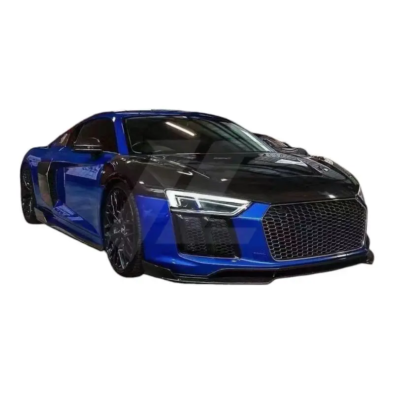 

Carbon Fiber Front Engine Hood Bonnet Vent for AUDI R8 2017-2018，100% tested well