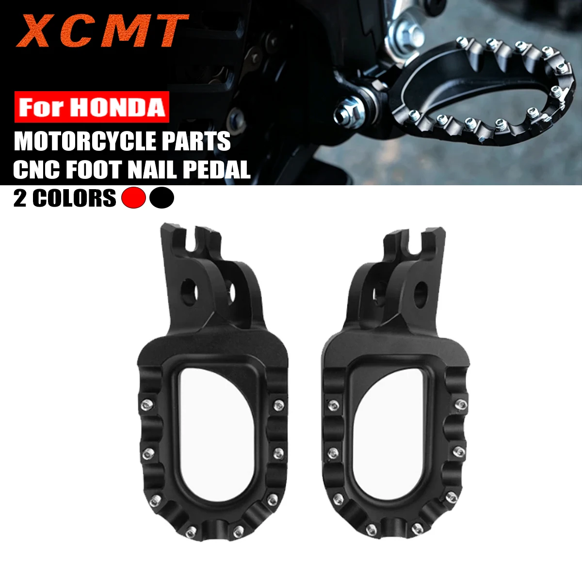 

Motorcycle CNC Foot Rest Footpegs For HONDA CR125 CR150 150R CR250 250R CRF 150-450 R X L M RX 250RALLY 2002 2004 2007-2023