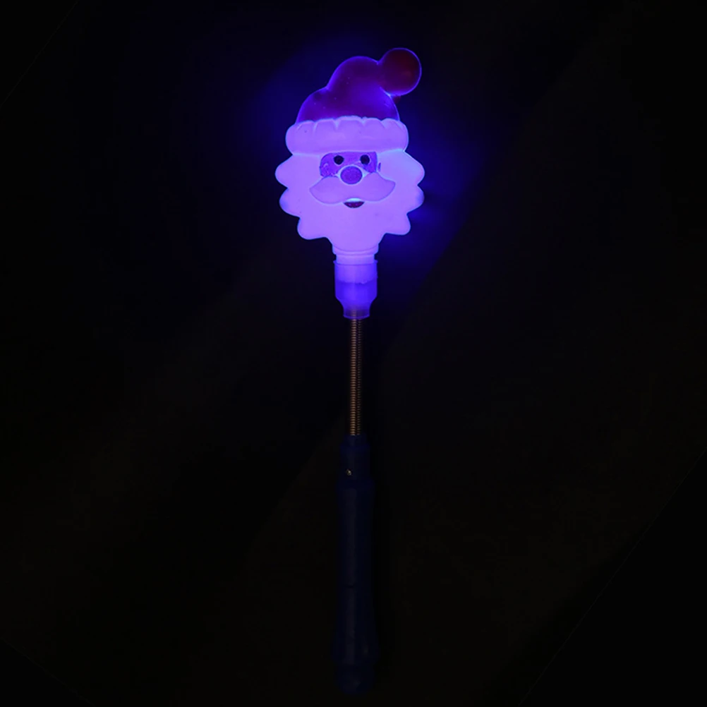 

5pcs Glow Stick Cute Fun Christmas Party Favor Shopping Mall Company House Gift for Children LED Spring Props