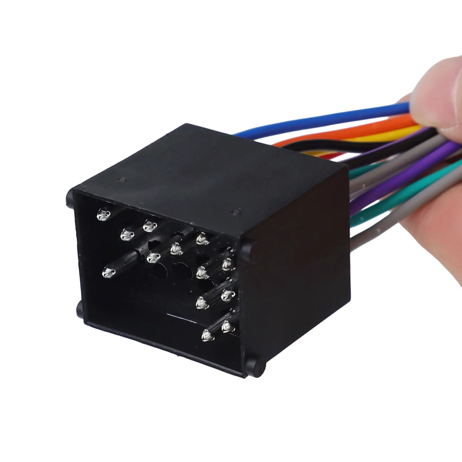 Back Of Radio Connection Car Radio Adapter Radio Upgrade Wear-Resistant Design ABS Material Non-Deformable Structure