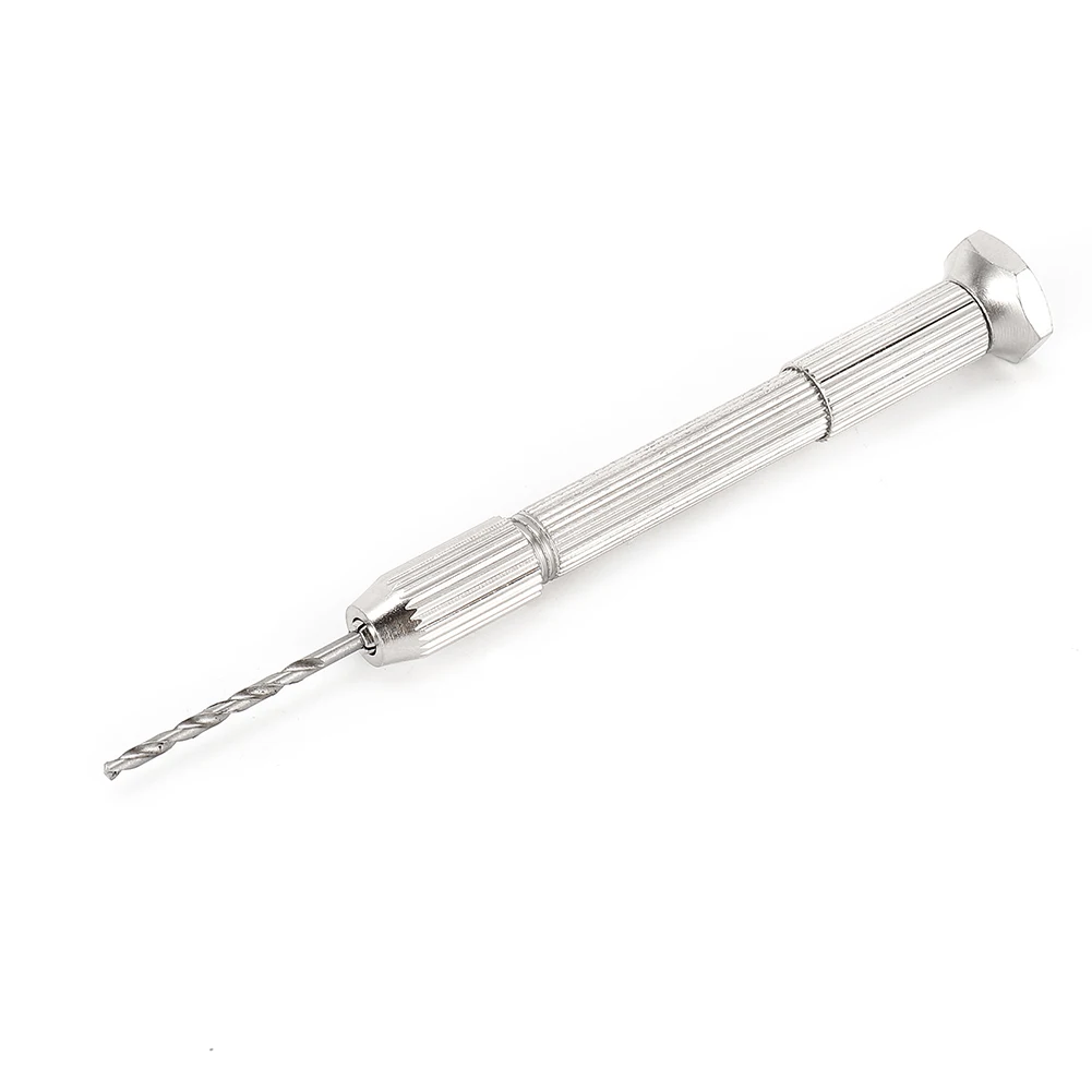 10 Chiếc 0.8Mm-3.0Mm Mini Cầm Tay W/Móc Khóa Chuck HSS Khoan Khoan Chuck Cho gỗ Nhựa Cao Su Khoan Lỗ Tự Làm Dụng Cụ
