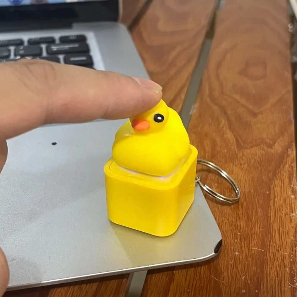 Wiederaufladbare wiederaufladbare Tier-Schlüsselanhänger, tragbarer Stressabbau-Schlüsselanhänger, Eidechsen-Schlüsselanhänger, Squeeze Sound Dekompression