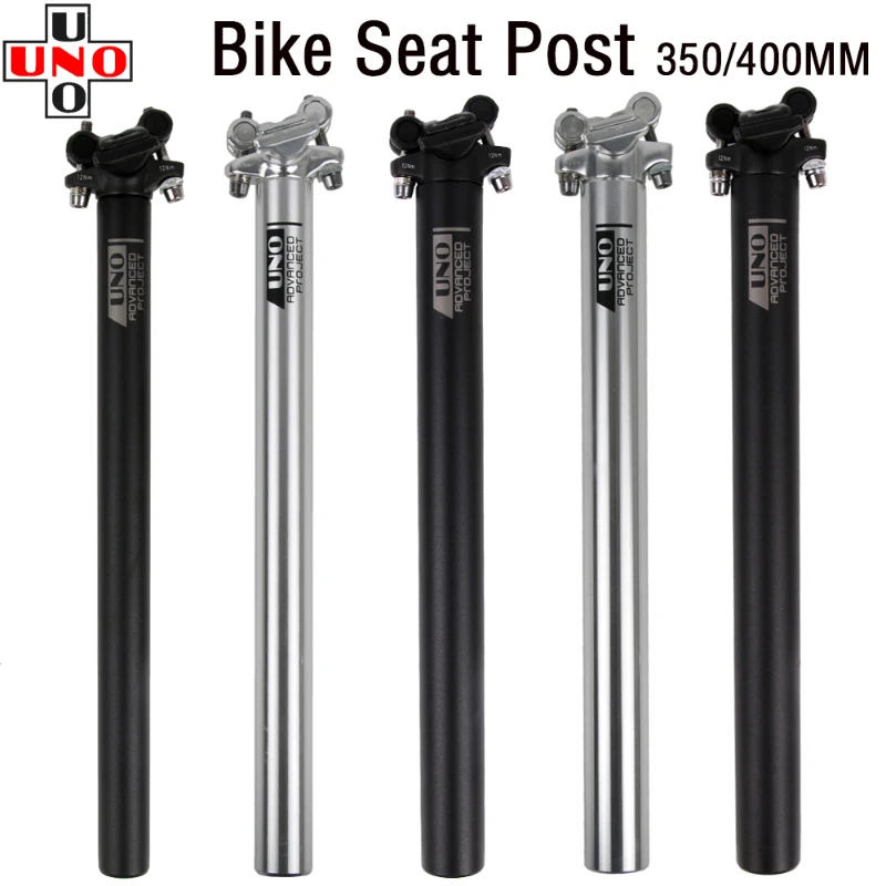 UNO Ultralight Bicycle Seatpost  Aluminum MTB Road Mountain Bike  Post  Tube 25.4/27.2/28.6/30.9/31.6*350/400mm