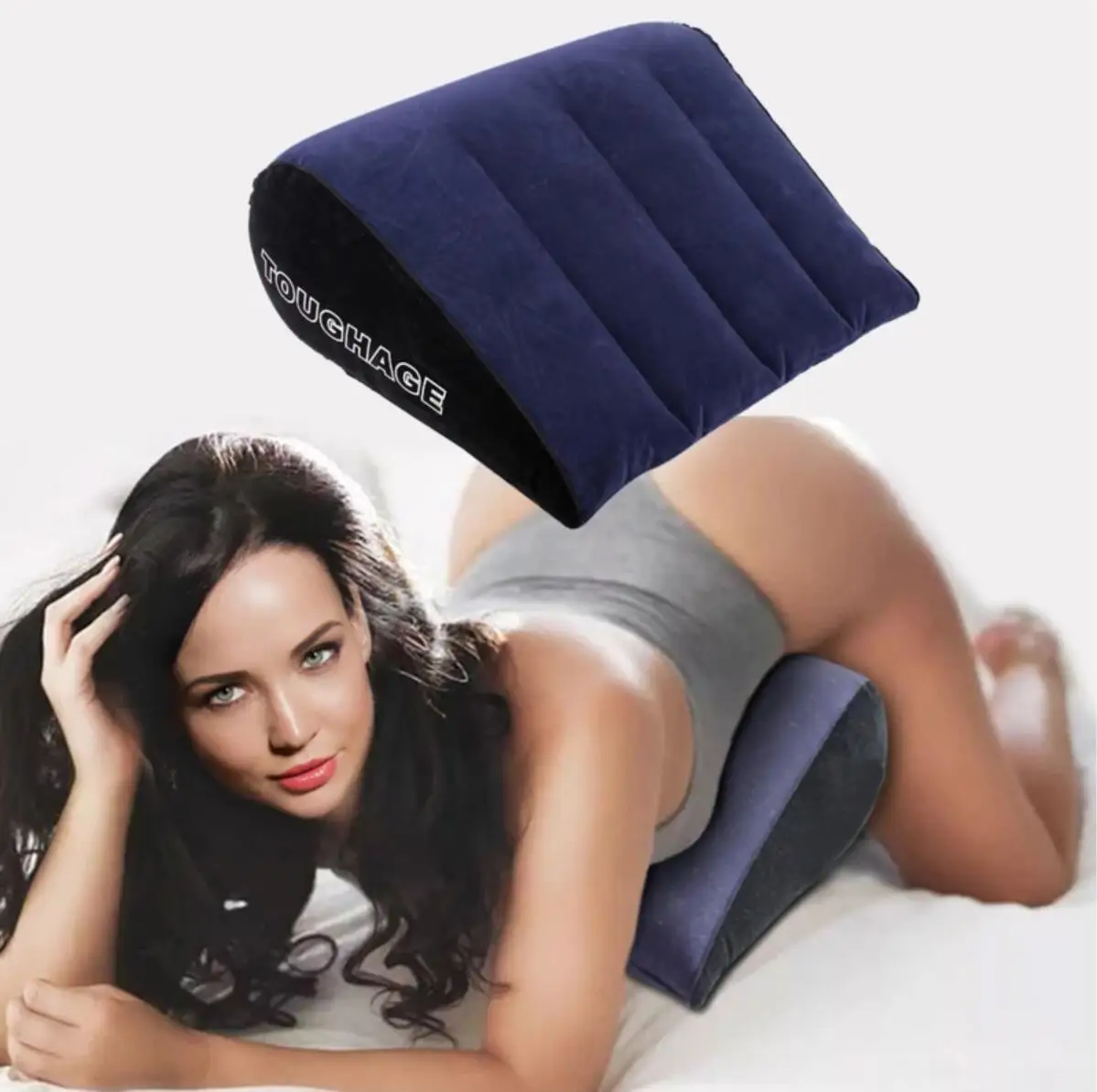 Almohada Sexual para parejas, cojín erótico, cuña, posición BDSM, cuerpo inflable, juegos para adultos, almohadilla para masturbación, mujeres y