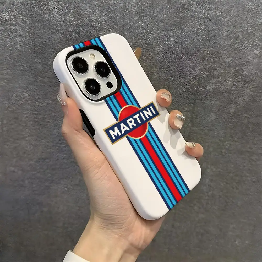 Brand M-MartiniS Racing Phone Case Hard PC For IPhone 16 Pro