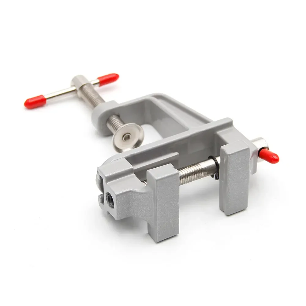 35MM Aluminium Alloy Table Bench Clamp Vise Multi-functional Bench Vise Table Screw Vise for DIY Craft Mold Fixed Repair Tool image 3