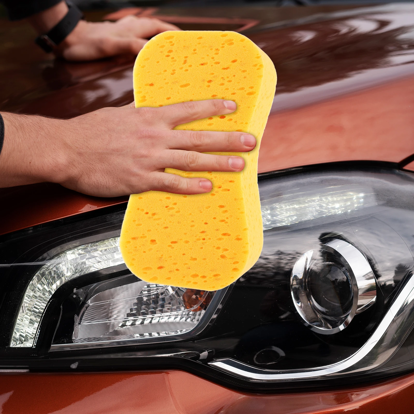 

Car Cleaning Sponge Absorbent Wash Tool for Vehicle Window Automotive Surface Kitchen Mirror Window Cleaning Sponge