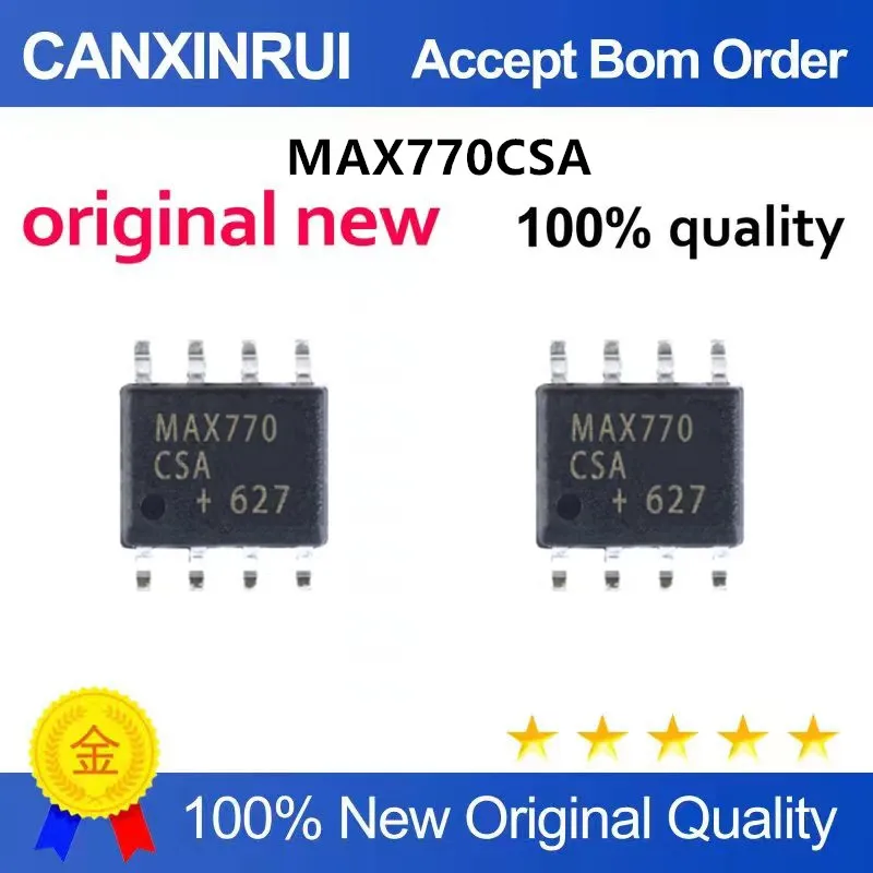 Asli baru 100% kualitas MAX770CSA MAX770ESA MAX770 SOP-8 chip IC sirkuit terintegrasi