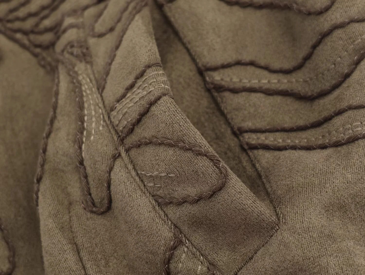 ZERAINS ملابس نسائية جديدة على الطراز الأوروبي والأمريكي من جلد الغزال برقبة دائرية مطرزة سترة طيار سترة قصيرة #5