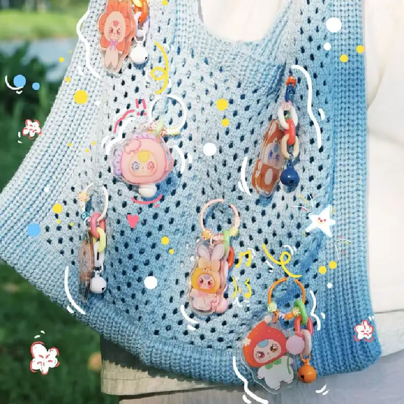 حقيقية الطفل ثلاثة الاكريليك سحر قلادة حقيبة أعمى صندوق الغموض صندوق أعمى العصرية لعبة قلادة لطيف دمية حقيبة المفاتيح الديكور #2