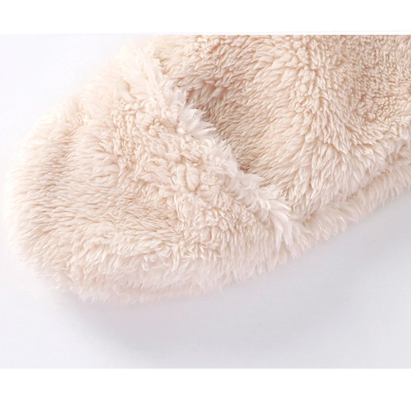 2025 الشتاء الوليد الطفل الكرتون الدب أفخم نيسيي مقنعين الأذن رقيق رومبير للجنسين 0-12 متر الحرارية الرضع بذلة الزي الدافئ