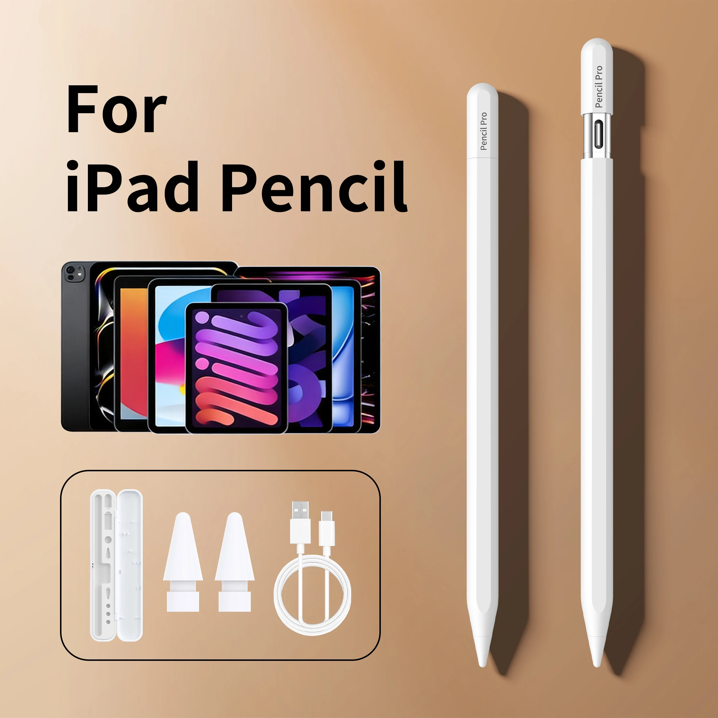 

For Apple Pencil 2 for mini5 6 7 iPad6 7 8 9 10 11 air3 4 5 6M2 7M3 iPad Pro M4 M5 Pro Pro11 ProM4 For iPad 2018 and later