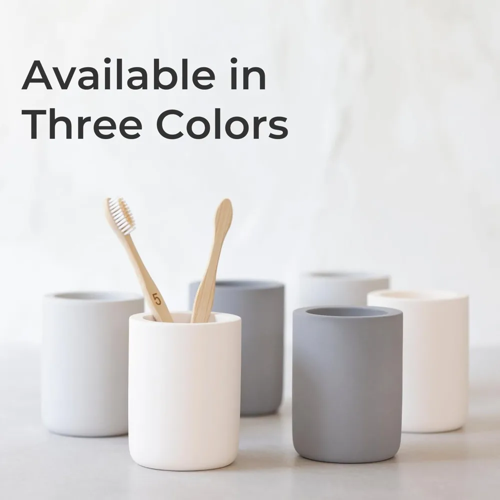 حامل فرشاة الأسنان الحجري من Selegna، حامل فرشاة أسنان دياتوميت للحمام، فرشاة أسنان كهربائية سريعة الجفاف #6