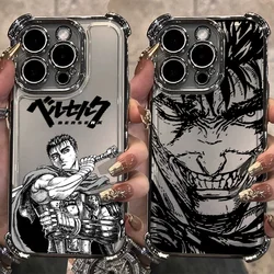 Anime B-Berserk G-Guts New Plating Case For Samsung S25 S24 S23 S22 S21 S20 FE Note20 Plus Ultra 4G 5G Anti Fall Back Cover