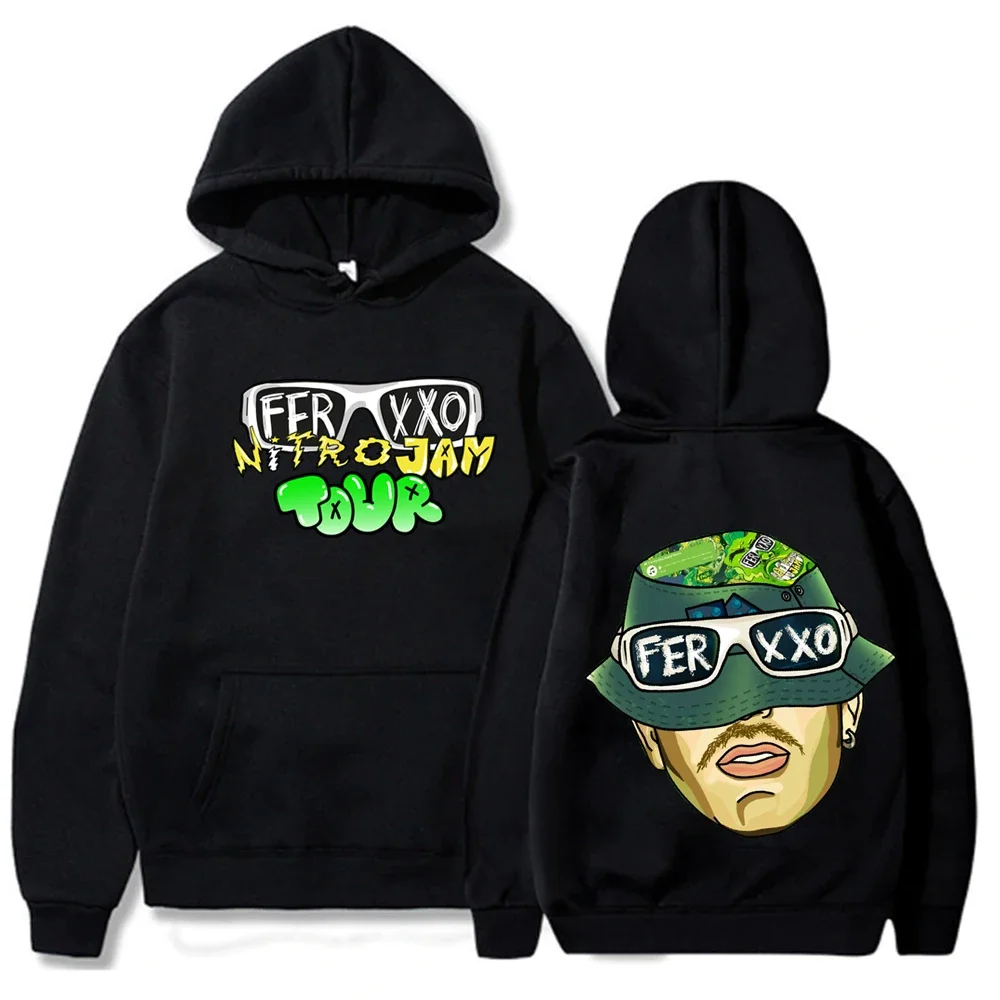 

LE 2024 Singer Tour Hot Hoodies Feid No Hay Luz Sin Oscuridad Hip Hop Rapper Feid Nitro Jam CUMPLEANOS Ferxxo