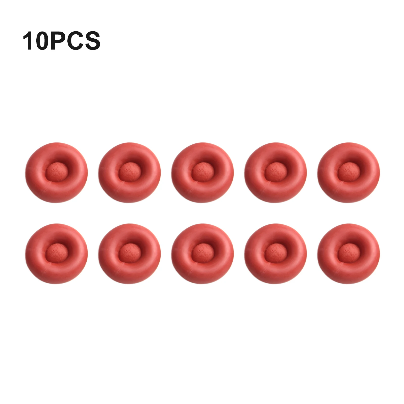 Bouchon de calfeutrage, pointe de colle en verre, capuchon d'étanchéité, couvercle de protection de la bouche de colle, buses de calfeutrage, capuchon d'économie de calfeutrage rouge 10 pièces
