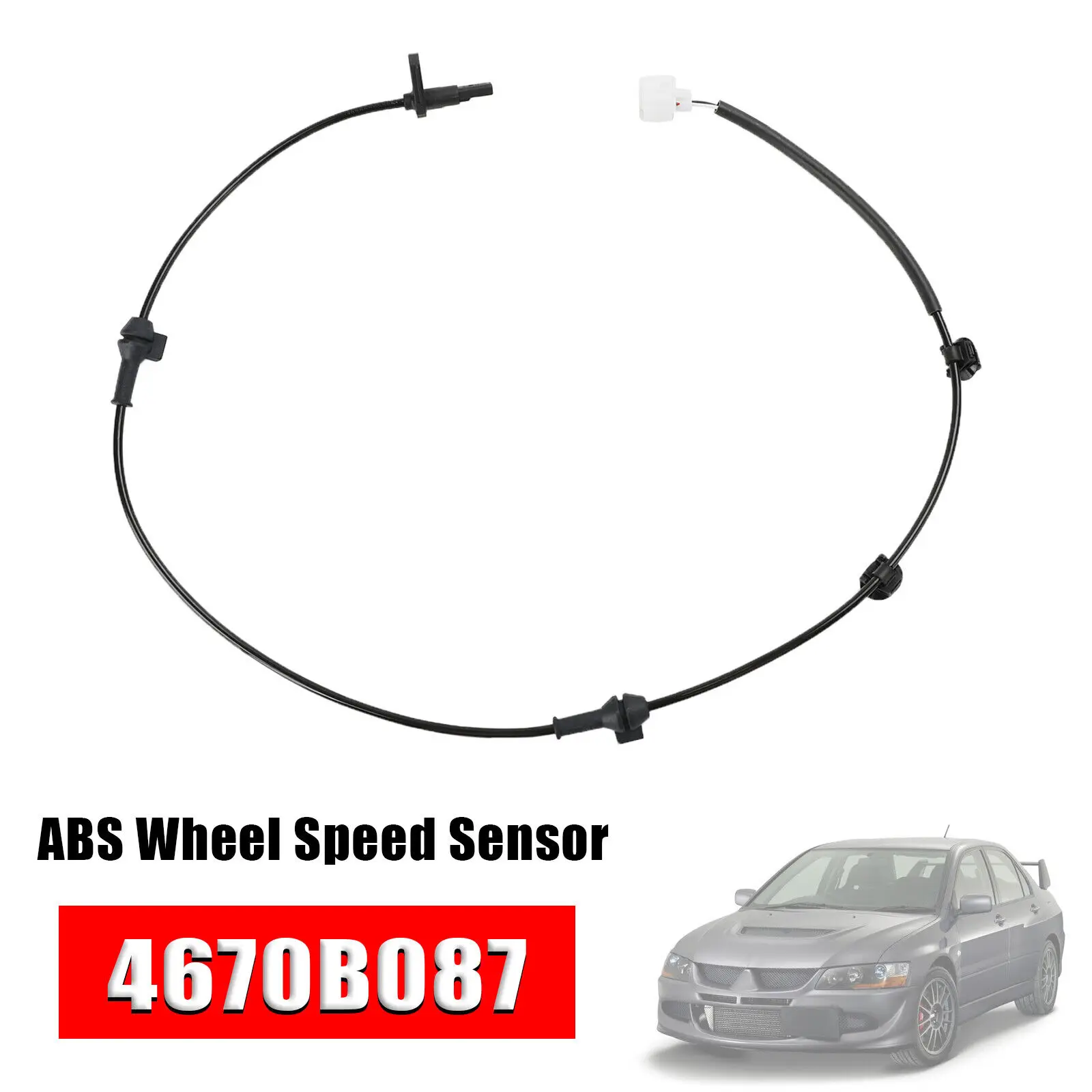 Sensore velocità ruota ABS anteriore sinistro/destro per Mitsubishi Mirage 4670B087 # 1