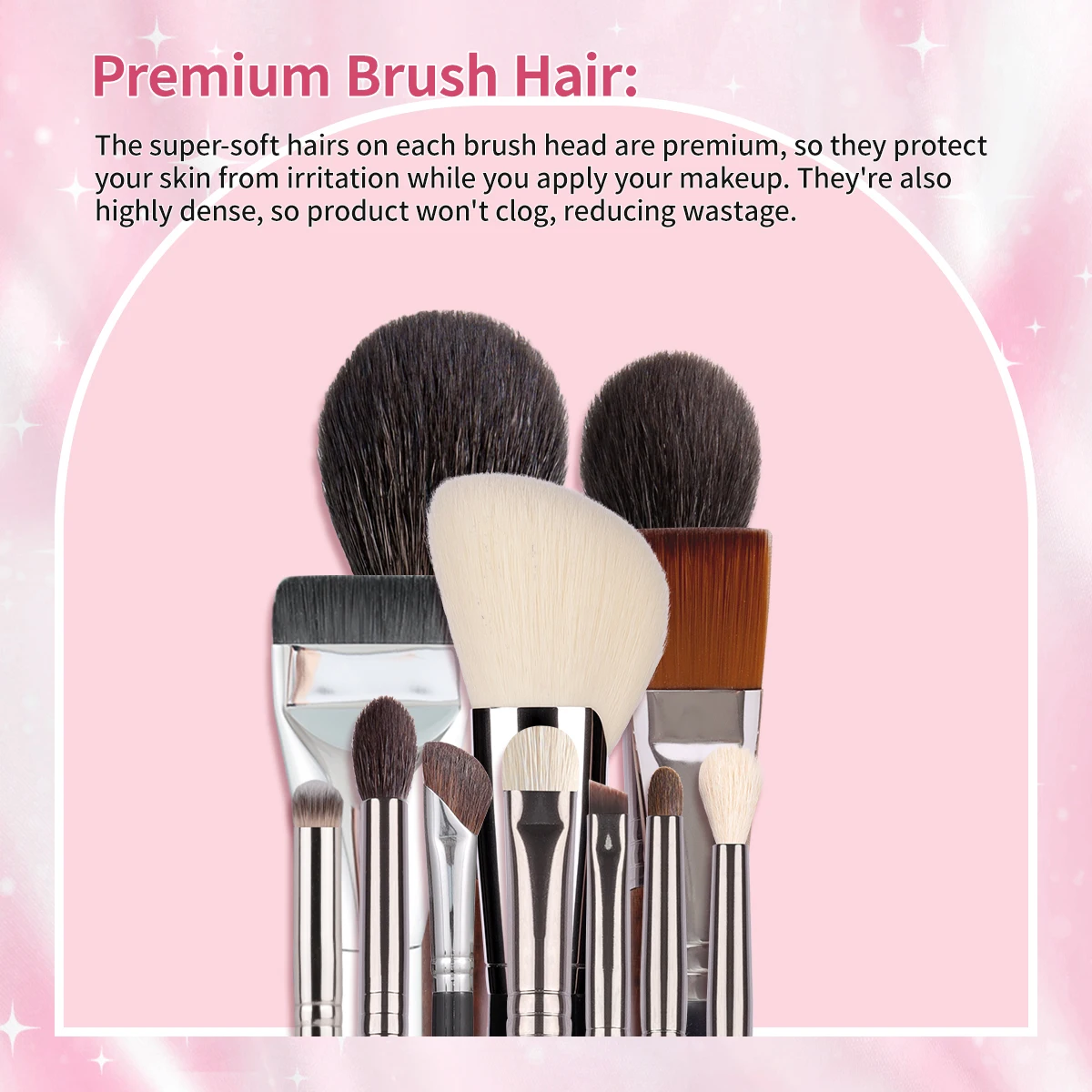 OVW 12 pièces ensemble de pinceaux de maquillage correcteurs Blush ombres à paupières brosse outil cosmétique