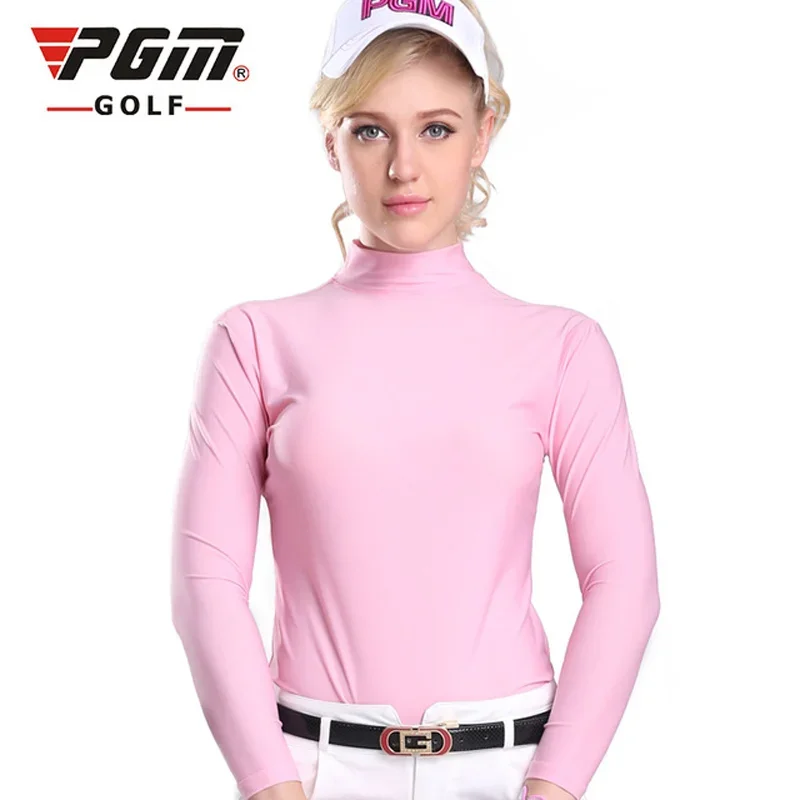 PGM golf ice Silk bottom coat shading sunscreen long-sleeved T-shirt ice silk bottom shirt summer ultra-thin cool money YF001