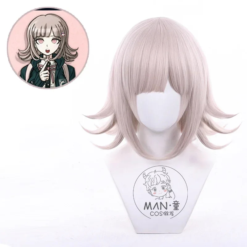 

Anime DanganRonpa 2 Nanami ChiaKi Cosplay Wig Dangan Ronpa Heat Resistant Synthetic Hair Women Wigs + Wig Cap