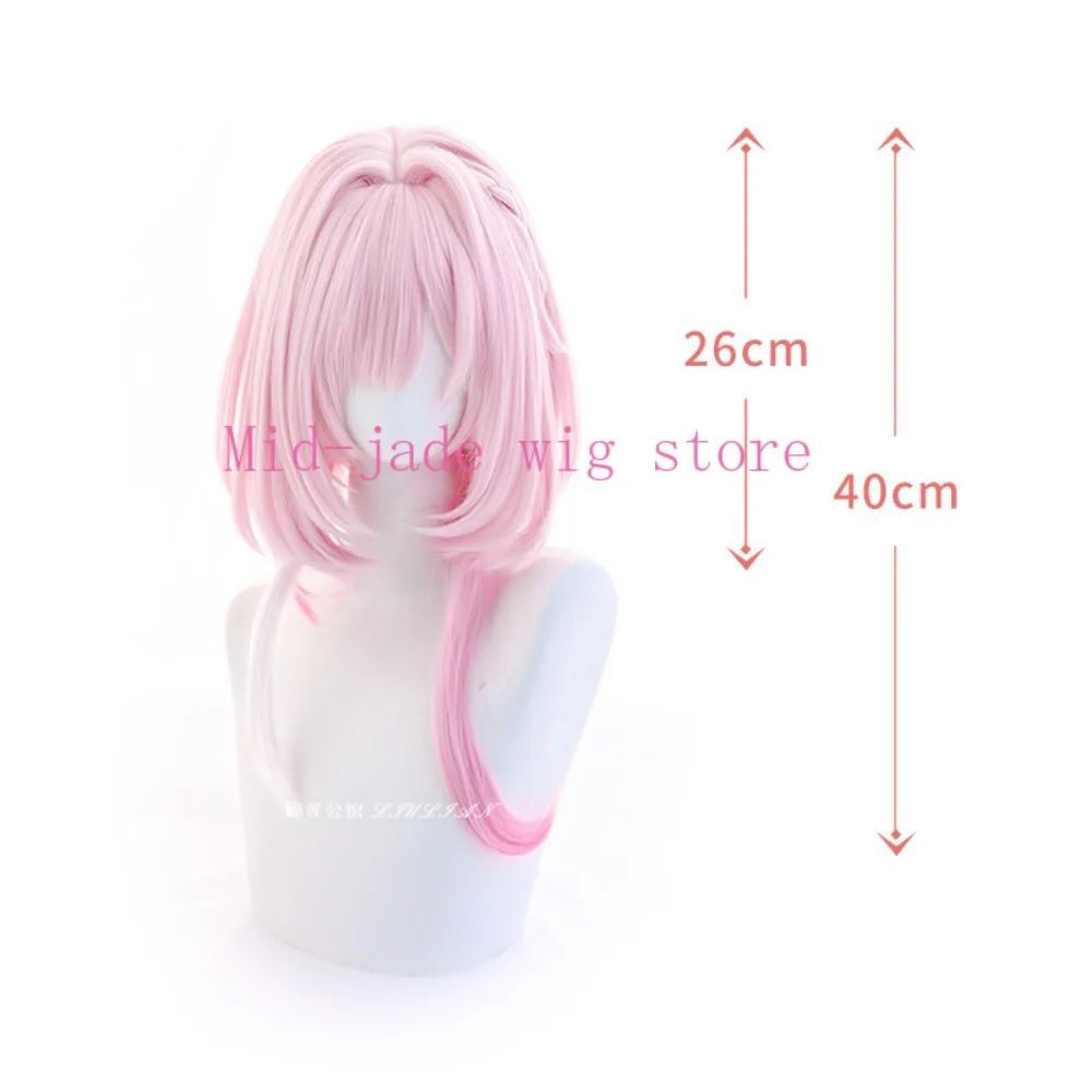 Honkai Star Rail Xilian Cosplay Wig Realistic Scalp Pre Braided Hair for Valentine Game Event and Character Photography
