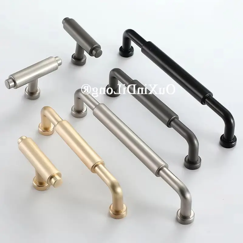 HOT 4PCS Solid Zinc Alloy European Furniture Handles Drawer Pulls Cupboard Wardrobe Kitchen Dresser Shoe TV Cabinet Pulls Knobs