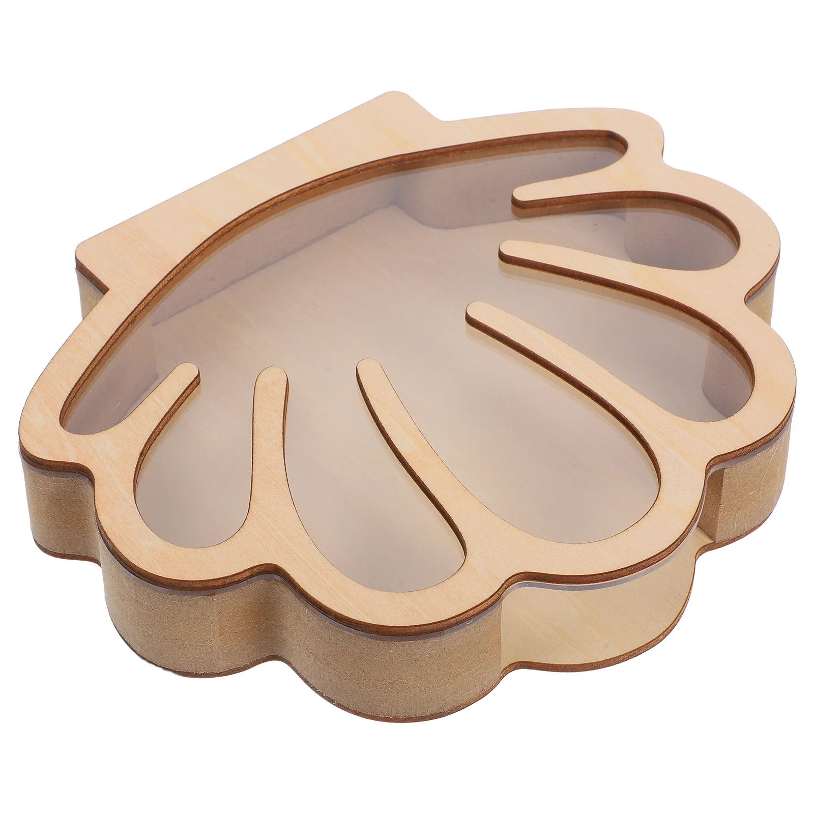 

Деревянная коробка для хранения ракушек, нежная декоративная витрина, многофункциональная портативная коробка для теней, универсальный контейнер для хранения