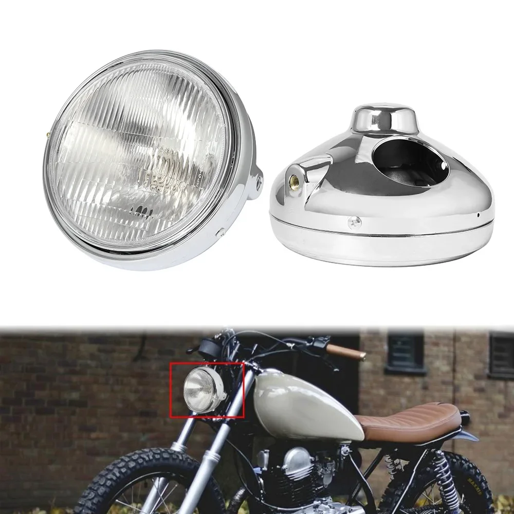 

Motorcycle Accessories Modified Front Headlight Fit for Honda CB400 VTEC1 VTEC2 VTEC3 VTEC4 CB-1 X4 CB1300 Headlight Bulb