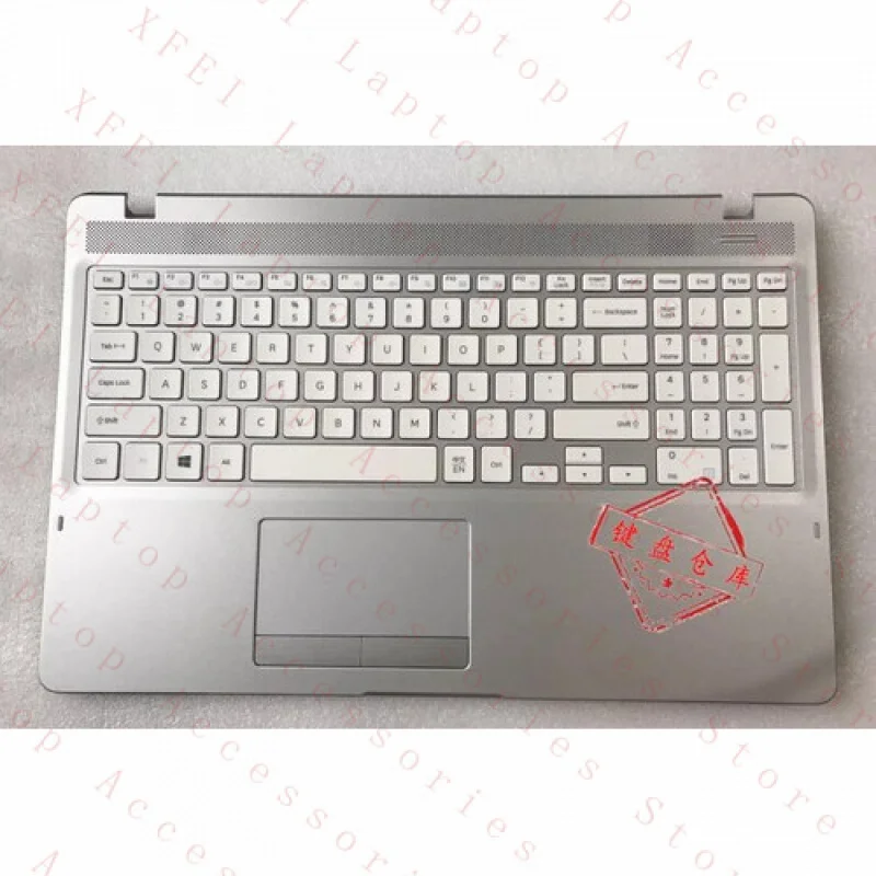 F Palmrest US Keyboard Silver for Samsung 500R5H 500R5K 500R5L 550R5L