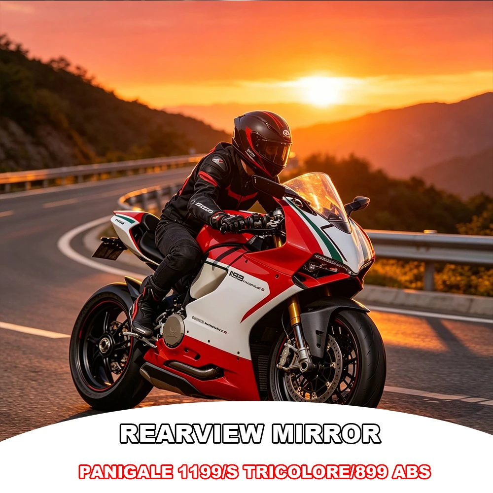 Panigale 899 Tricolore ABS Motorcycle Foldable Mirrors For PANIGALE 1199 S Rearview Mirror Rotating Mirrors Side Mirror NEW