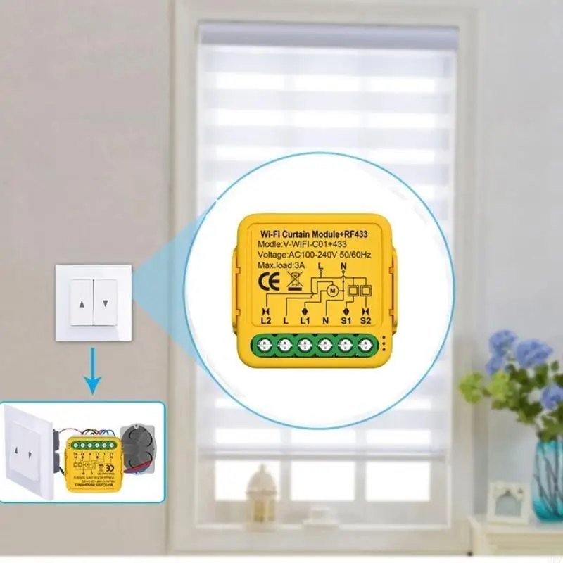 

433 МГц беспроводные переключатели AC100-240V Mini Relays Модули передатчик для занавеса 193A
