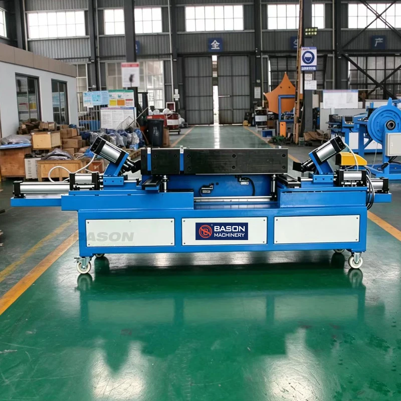HVAC Duct Making Machine Pittsburgh Lock Seam Closer Horizontal Type with Pump Easy to Operate