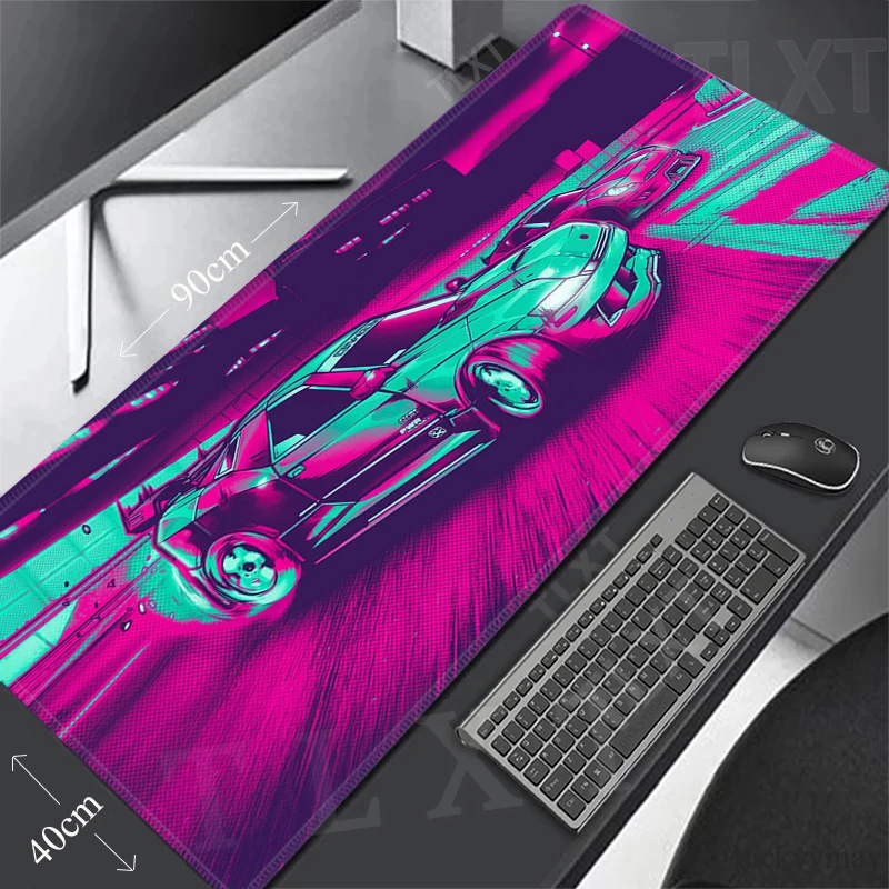 

Big Mouse Pad Sports Car Large Gamer Mousepad Keyboard Mat XXXL Mouse Mats 900x400mm Rubber Desk Pad Office Table Mats