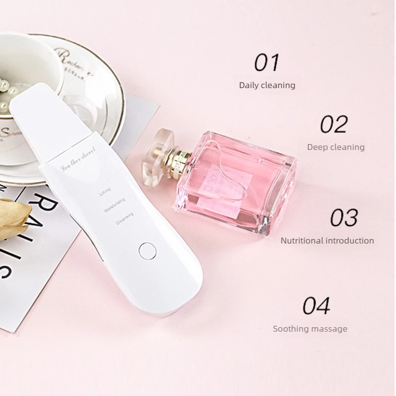 Multifunctional Ultrasonic Skin Scrubber Electric Blackhead Remover Pore Cleaner Acne Extractor Skin Care Export Beauty Device