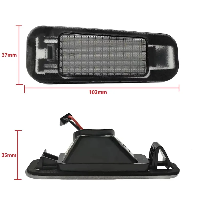 

Лампа номерного знака для Kia Rio MK II JB Rio5 2005-2011 Rio6 2006-2011 Светодиодная подсветка номерного знака белого цвета, популярная