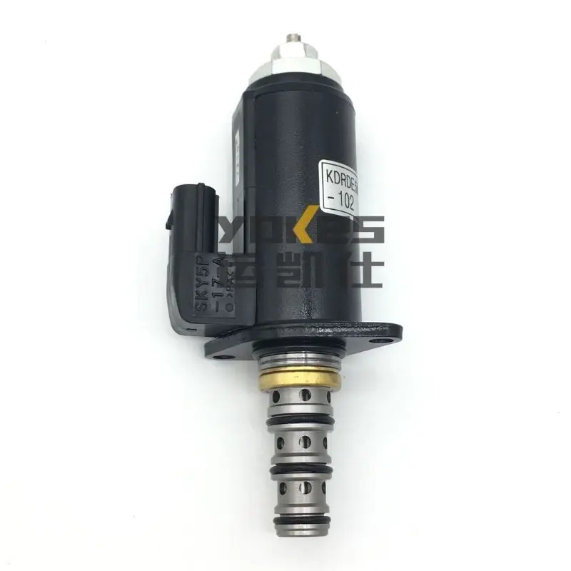 

YN35V00041F1 Solenoid Valve KDRDE5K-31/30C50-102 for Kobelco SK200-6E SK230-6E SK250-6E Parts Excavator Accessories