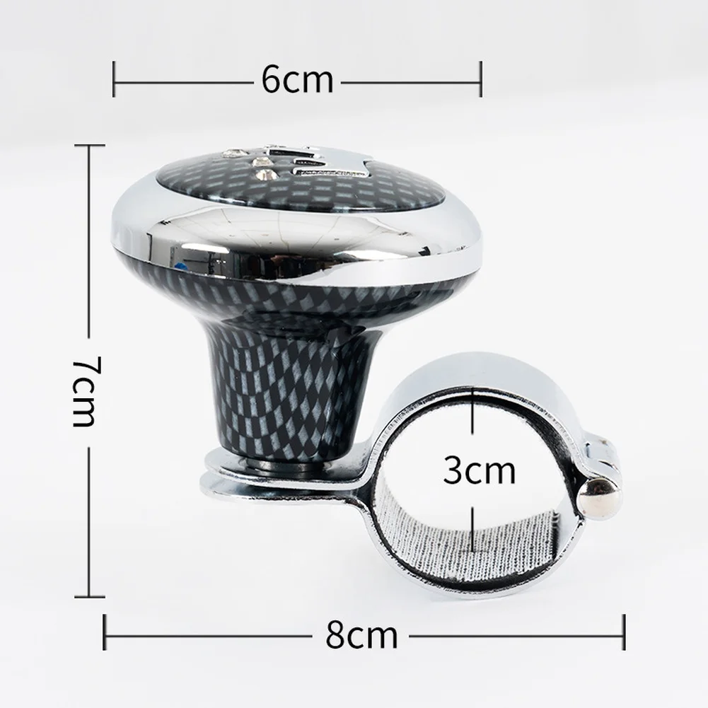 1PC Steering Wheel Spinner Knob With Ball Bearing Easy Turn Assist Power Spinner Booster Aid Knob Ball Handle For Car Driving