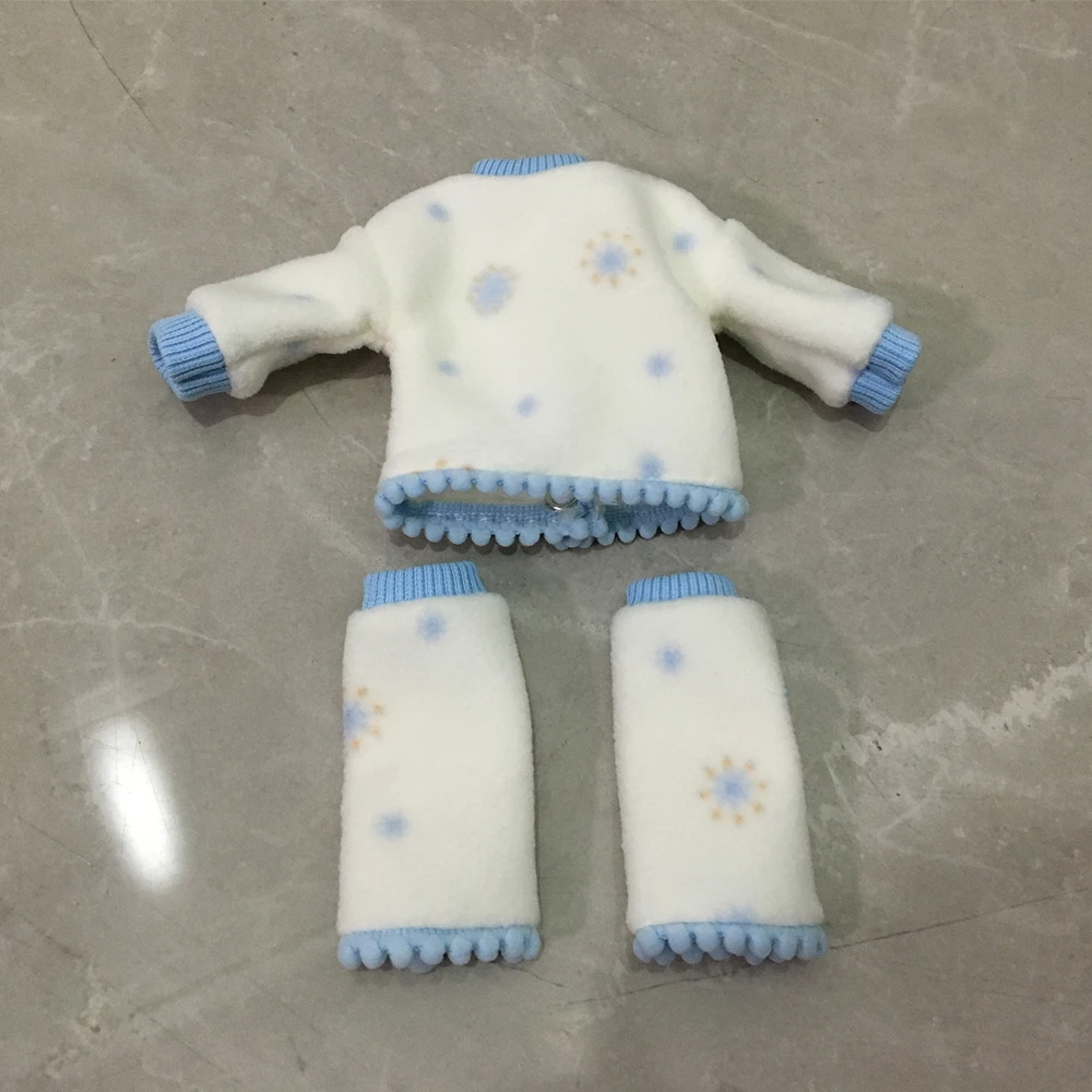 Traje de ropa de muñeca para 1/6 Bjd, suéter de muñeca, conjunto de felpa, Juguetes Diy para niña, casa de juegos, accesorios de muñeca de moda, sin muñeca, 30cm