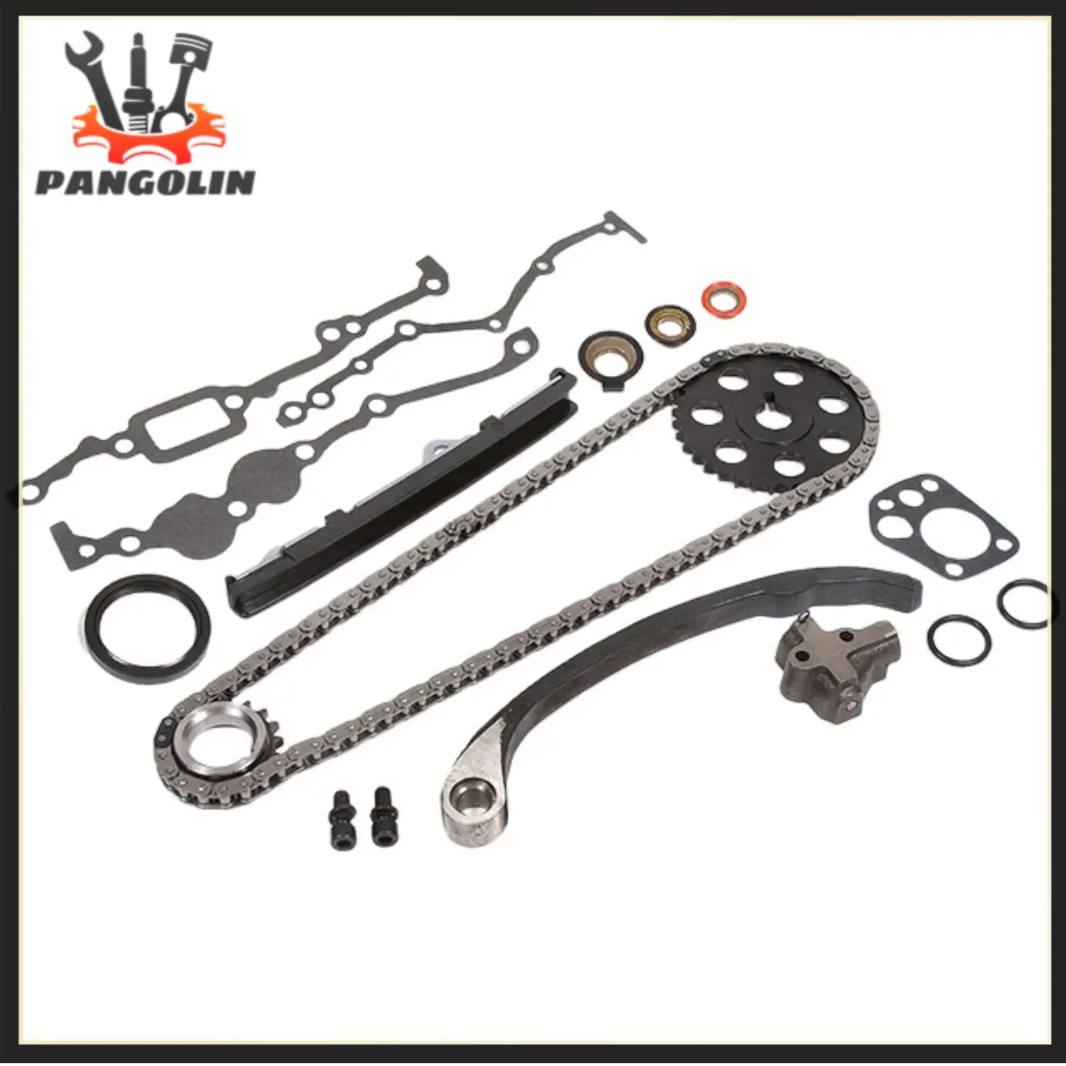 KA24E Engine Timing Chain Kit 13021-53J00 13024-40F00 13028-8B000 13091-40F15 For Nissan D21 Pickup 2.4L 2389CC L4 SOHC