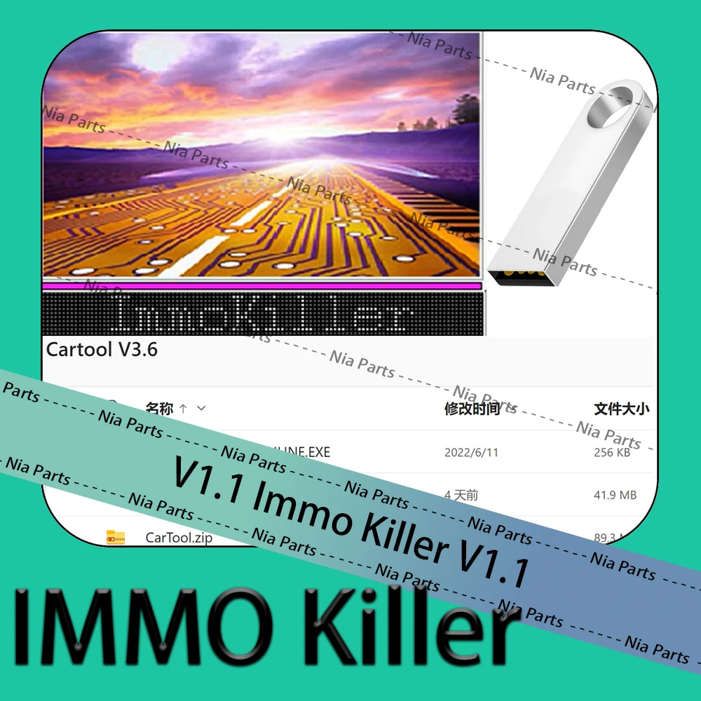 

IMMO Killer V1.1 Auto Repair Diagnostic software 1.1 immo killer Vehicle Maintenance diagnostics for cars obd2 scanner Program