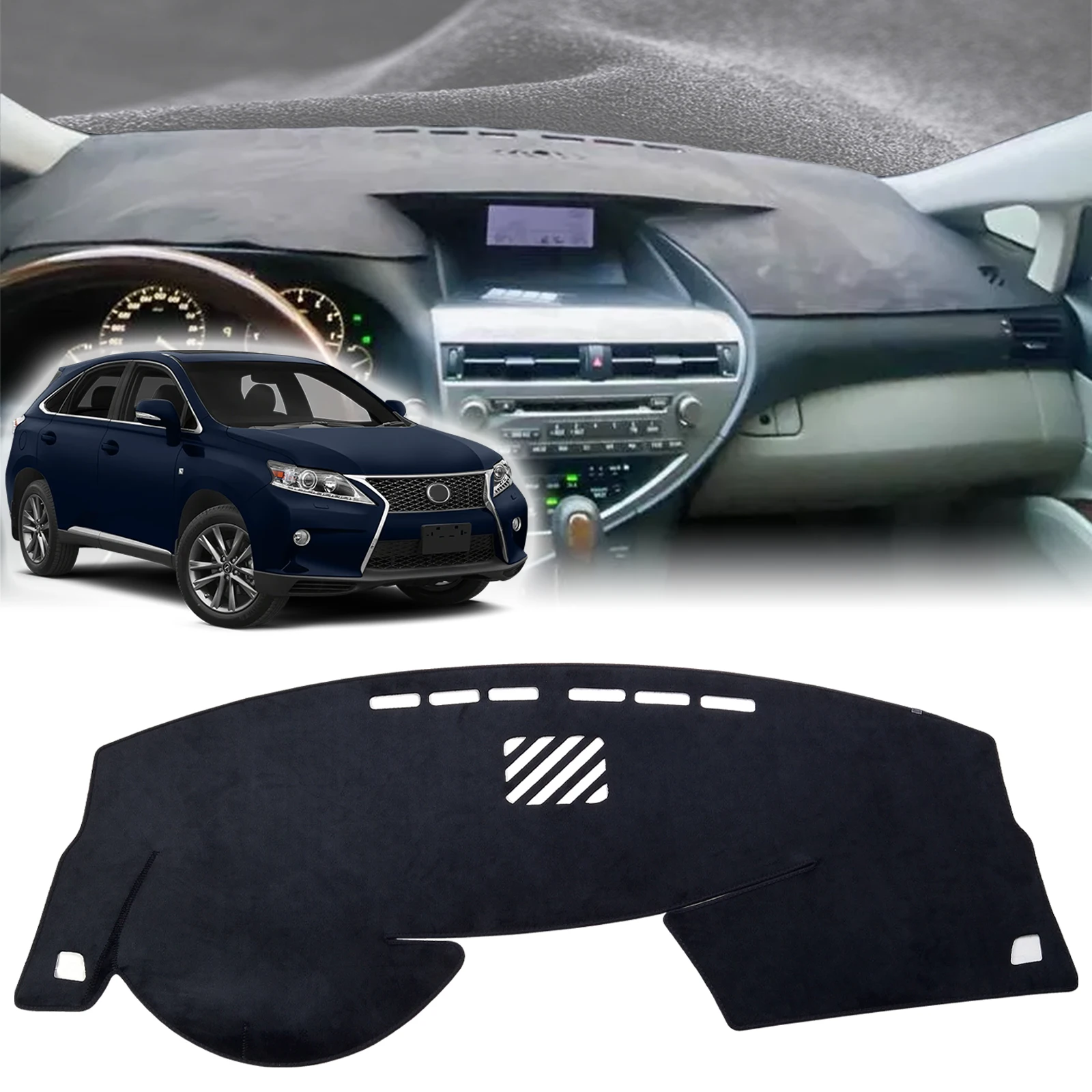 

for Lexus RX 2010-2015 AL10 RX270 RX350 RX450h Car Dashmat DashMat Sunshade Dashboard Cover Pad Protective Carpet Accessories