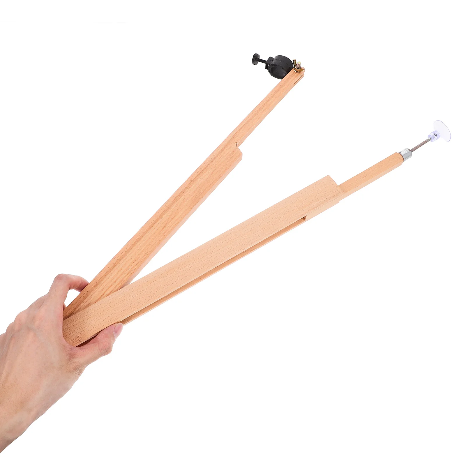 Wooden Teaching Compass Adjustable Radius Large Circle Drawing Tool 120cm Diameter Precision Chalk Holder for Classroom