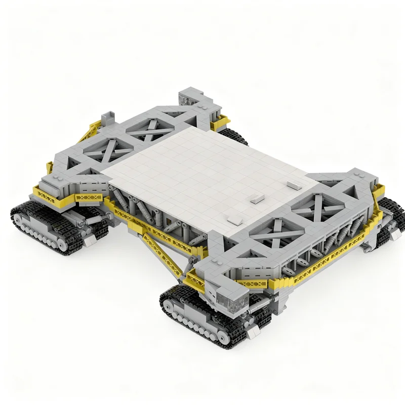 2561 Teile MOC Apollo Era Crawler Transporter für Saturn Weltraum-Modellbausatz Konstruktionsspielzeug Weihnachtsgeschenke Bausteine für Kinder